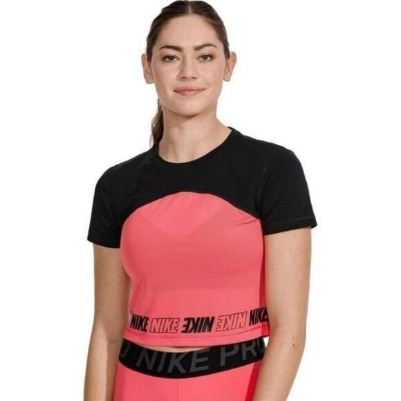 Nike Dri-Fit Short Sleeve Cropped Tee - Picture 1 of 4